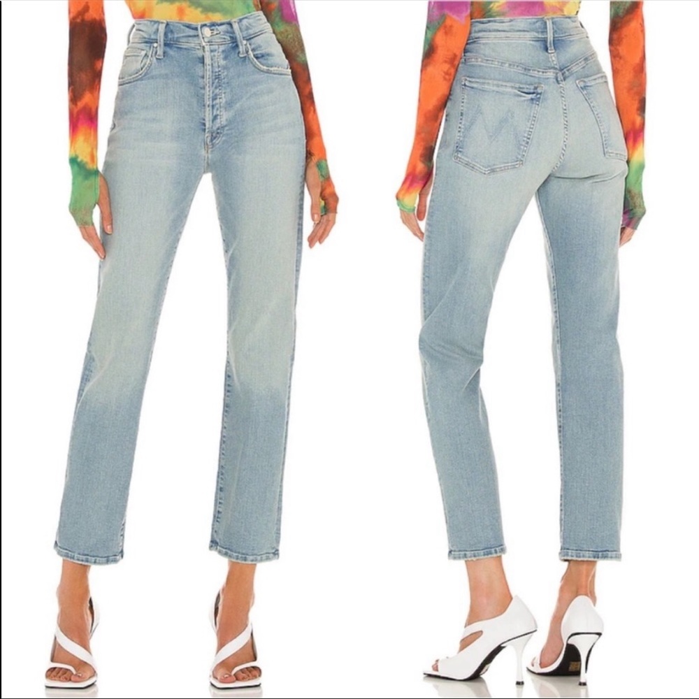 Mother High Waisted Hiker Hover in Innerspace size 27